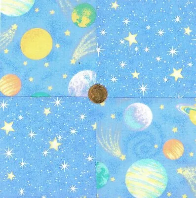 Milky Way 100% Cotton Crafting Fabric Squares Sewing Quilting LP1 • $4.97