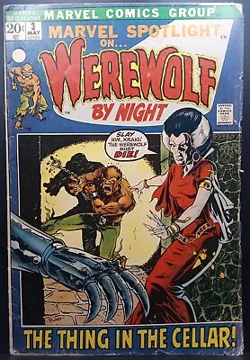 Marvel Spotlight #3 Good 3.0 2nd Appearance Of Werewolf By Night! 1972 Bronze • $20