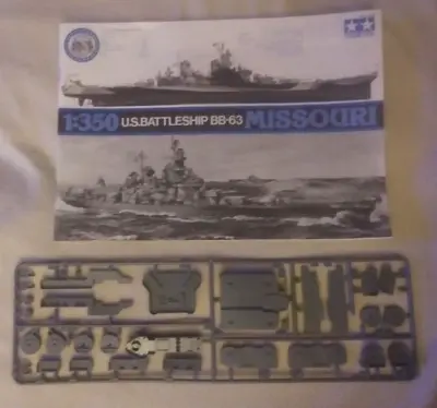 US Battleship BB-63 U.S.S. Missouri 1/350 Tamiya Sprue Letter C Model Parts • $9.95