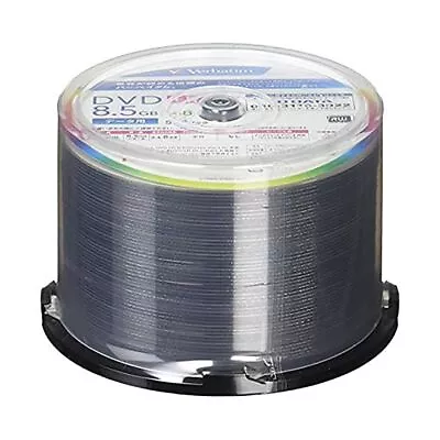 Mitsubishi Verbatim DVD+R DL 2layer 8.5GB X8 White Label 50pcs DTR85HP50V1FF JP • $188