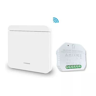 Interruttore WiFi 16A, smart life APP Controllo mini modulo relè, fai da te  per elettrodomestici con telecomando Smart Life, compatibile con Alexa  Google Home, controllo a 1 o 2 vie, (1) 