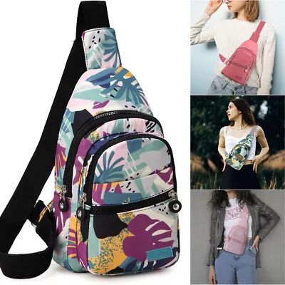 Women Crossbody Small Sling Backpack Sling Chest Bag Daypack Travel Sport Bag US • $11.67