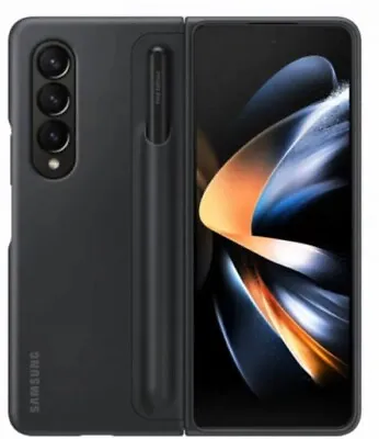 Samsung Galaxy Z Fold4 Note Phone Case Black -Pen And Case No Charger Included • £25