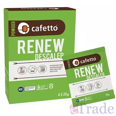 For Coffee Brewers Renew Descaling Sachets Descale Powder - 4x 25g • $12.90