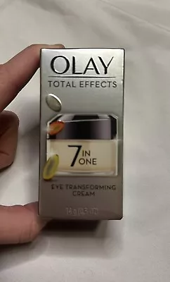 Olay Total Effects 7-In-One Anti-Aging Transforming Eye Cream - 0.5 Ounces NEW • $18