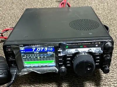 MINT - YAESU FT-991AM HF All Mode Transceiver 1.8MH-430MHz 50W  W/ SP-10 Externa • $1100