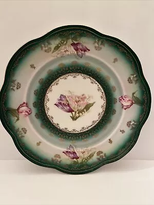 9.75  Cabinet Display Plate Z S & C Bavaria Hand Painted Tulip Pattern Mignon • £33.25