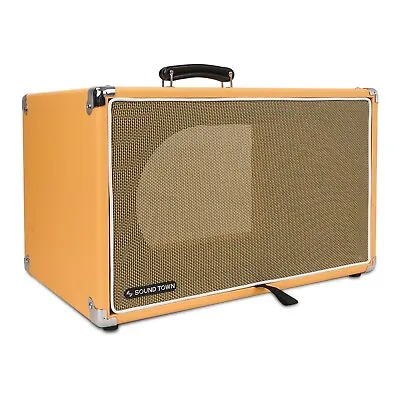 Sound Town Vintage 6U Amp Rack Case 12.5  DepthDust Cover Orange (STVRC-6OR) • $169.99