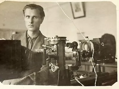 1948 Handsome Guy Student Kharkov Research Institute Vintage Photo • $17.50