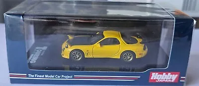 Hobby Japan - Mazda Rx7 A Spec [sunburst Yellow] Mint 1:64 Scale Combined Post • $79.95