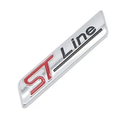 ST Line Fender Badge Chrome Emblem For Ford Focus Fiesta Escape Puma Everest • $11.50