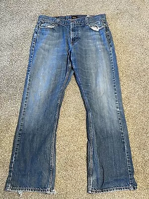 Von Dutch Distressed Straight Leg Denim Jeans 38” X 35” • $39.99