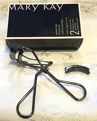 Mary Kay Eyelash Curler With 2 Silicone Pad Refills Limited Edition New In Box • $13