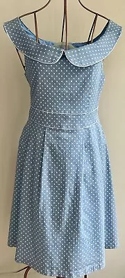 Retro 50’s Polka Dress Size 14 • $14