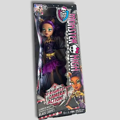 NIB MONSTER HIGH FRIGHTS CAMERA ACTION! CLAWDEEN WOLF G1 Doll Gift For Collector • $65