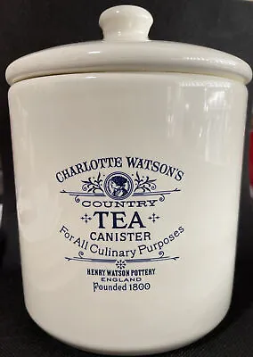 Williams Sonoma Charlotte Watson’s Country Tea Canister 6.5  • £24.33