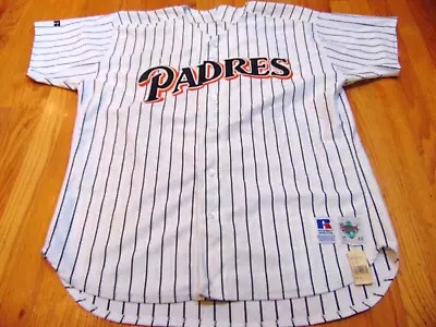 Vintage Nwt Mlb Russell Atheltic San Diego Padres Diamond Collection Jersey 52 • $139.49