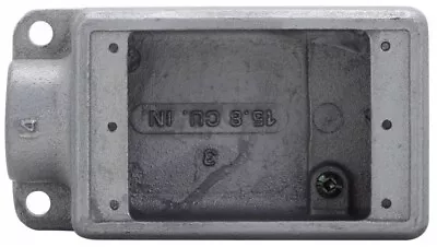 Crouse-Hinds FD3-SA 1-Gang (1) 1  Aluminum FD Deep Cast Device Box 1pc • $30.87