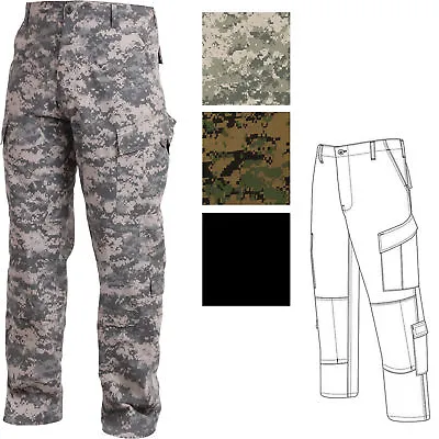 Tactical ACU Pants Army Combat Uniform Ripstop Milspec Military Cargo Fatigues • $47.99