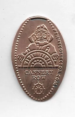 Elongated Penny-Cannery Row- Fisherman At The Wheel. • $1