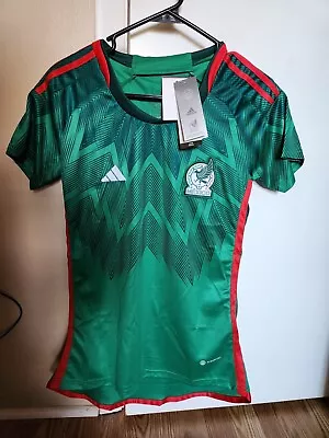 New Never Worn Authentic Adidas Mexico Home Jersey Womens Medium • $69.99