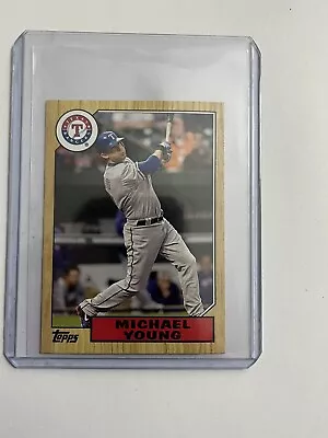 2012 Topps Baseball Mini Michael Young • $0.59