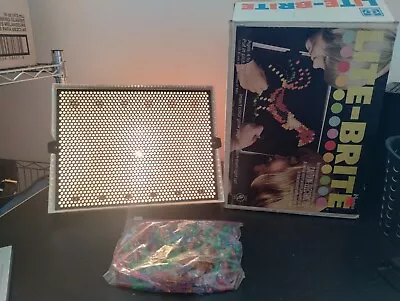 Lite Brite Vintage Toy 1973 With Box And 400+pegs • $29.95