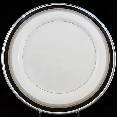 NOIR A4102 By Mikasa Bone China Dinner Plate 10.5  Narumi-Japan NEW NEVER USED • $39.99