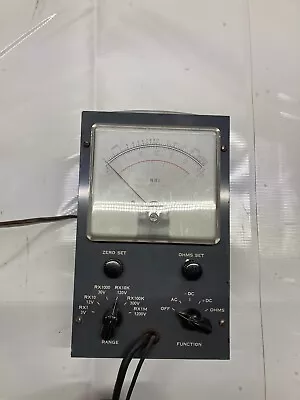 Vintage NRI Vacuum Tube Volt Meter W/ Leads And Cutler  Hammer Case • $69