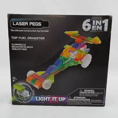 Laser Pegs 6-in-1 Dragster Building Set Construction Toy For Kids  • $29.07