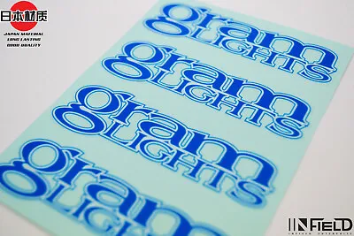 Japan Material Volk Racing Gram Lights High Quality Replacement Sticker #r009 • $40.50
