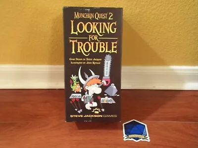 X1  Munchkin Quest 2 Looking For Trouble COMPLETE Sealed Cards TexasNerdGames • $79.99