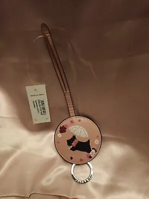 £5.95 • Buy Radley Garden Party Pink Leather Bag Charm - Keyring BNWT