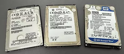 3 X 2.5  320GB SATA Hard Drives Lob Lot • £13