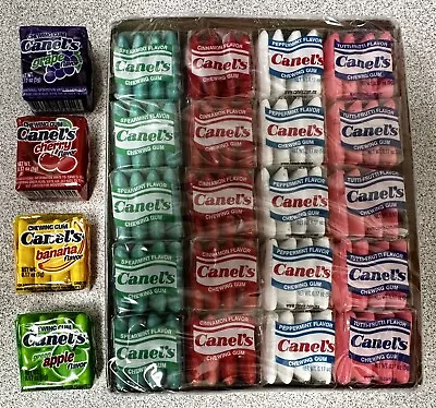 Canel's Chewing Gum Chiclets 20 Pack  Original 4 Flavors  Exp 10/2025 + FREEBIE! • $7.40