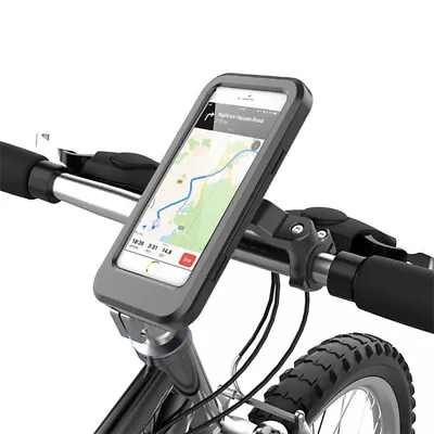 Bicycle Motorcycle Electric Bike E-Bike Handlebar Waterproof Phone Case Holder • $14.91