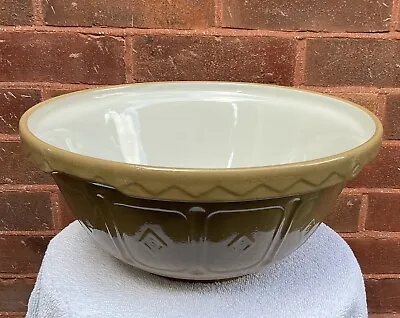 Vintage Mason Cash & Co Large Ceramic Mixing Bowl Size 9 • £20