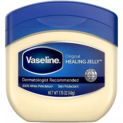 Vaseline 100% White Petroleum Original Healing Jelly Skin Protectant 1.75 Oz • $6.91