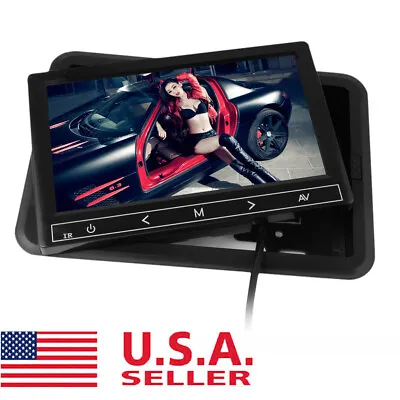 7'' TFT LCD HD Screen Headrest Monitor For Car Rear View Reverse Camera DVD VCR • $29.74