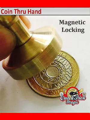 £19.99 • Buy Coin Thru Hand Magic 2 Pound Coin - £2 Coin Through Hand Close Up Magic Trick