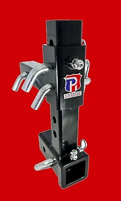 Adjustable Trailer Hitch Triple Tri-Ball Mount Pintle Hook D-Ring 2  Receiver • $129