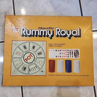 Vintage Whitman Deluxe Edition Rummy Royal 1975 Read • $25