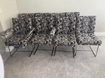 Set Of 8 Milo Baughman Dining Chairs For Directional • $2400