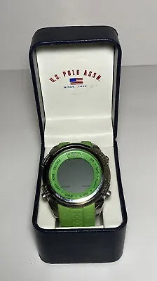 U.S. Polo Assn US9297 Watch Green Rubber Band • $24.99