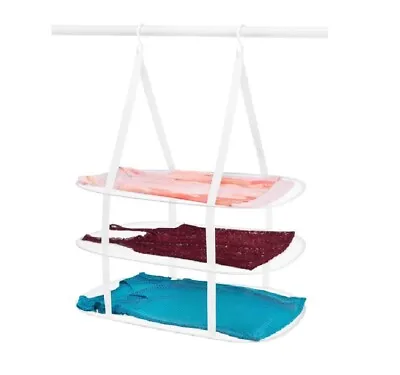 Whitmor 6506-9367-WHT Hanging Clothes Drying Rack White • $15.49