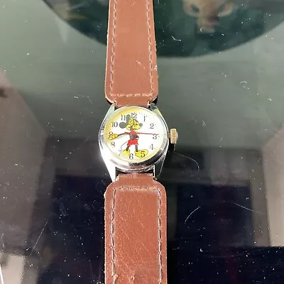 Vintage Mickey Mouse Mechanical Watch - Working And Keeps Good Time - 99p Start • £2.20