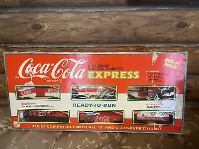 £185.54 • Buy Vintage 1992 K-Line 027 Coca-Cola Express Train Set In Original Box As Is