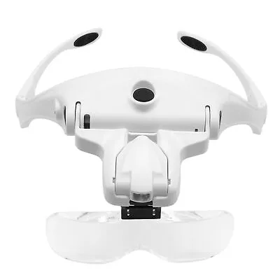 5 Lens  Head Magnifying Glasses Headset Headband Magnifier Rechargeable Y4N0 • £14.50