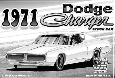£36.77 • Buy Salvinos Jr Models 1971 Dodge Charger Stock Car 1:25 Scale Plastic Model Kit