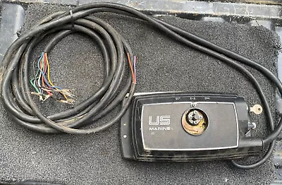 Force US Marine Outboard Side Mount Control Box Wiring Harness & Key • $125